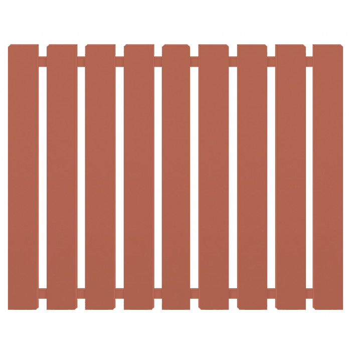 Радиатор отопления Genesis-Aqua Batteria 80x60 см Лососево-оранжевый