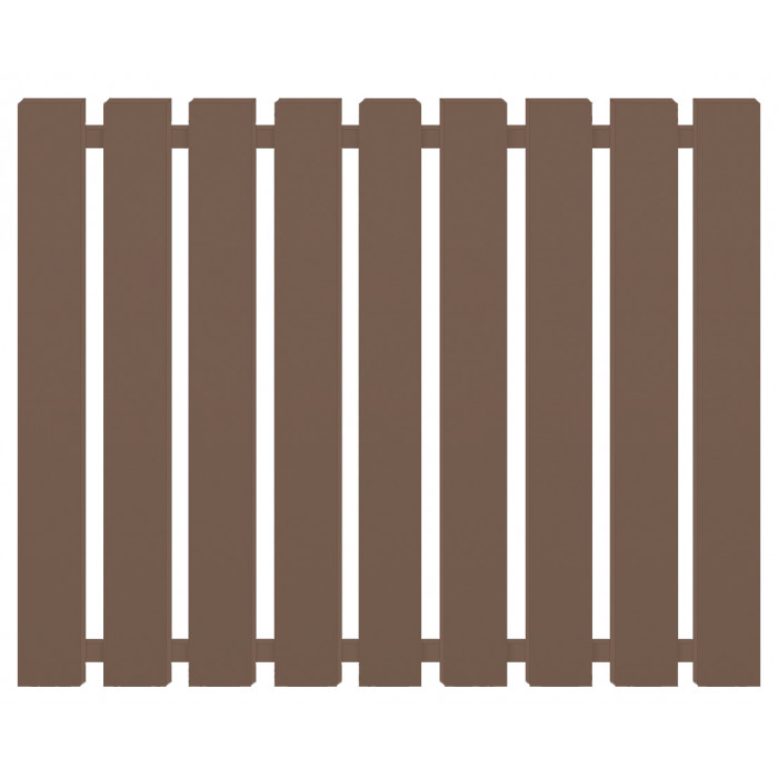 Радиатор отопления Genesis-Aqua Batteria 120x60 см Бледно-коричневый