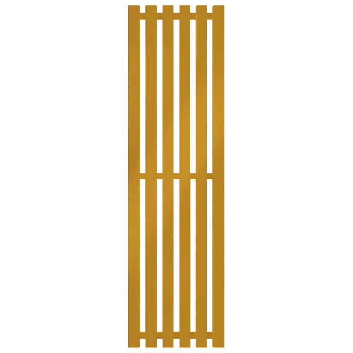 Радиатор отопления Genesis-Aqua Marbel 160x45 см Золотисто-желтый