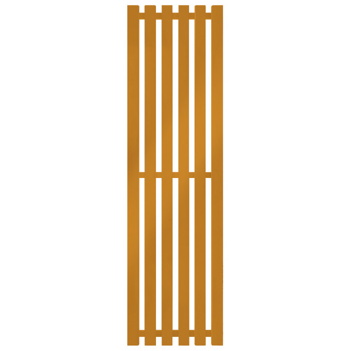 Радиатор отопления Genesis-Aqua Marbel 180x53 см Желтый нарцисс