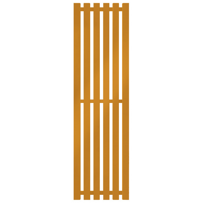 Радиатор отопления Genesis-Aqua Marbel 160x45 см Солнечно-желтый