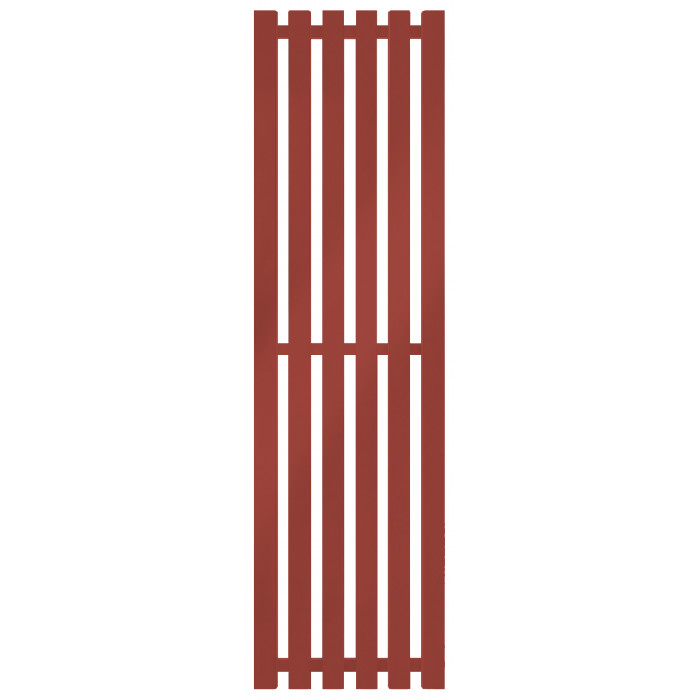 Радиатор отопления Genesis-Aqua Marbel 160x45 см Огненно-красный