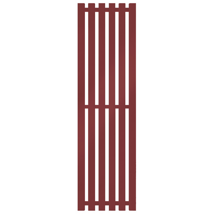 Радиатор отопления Genesis-Aqua Marbel 180x45 см Рубиново-красный