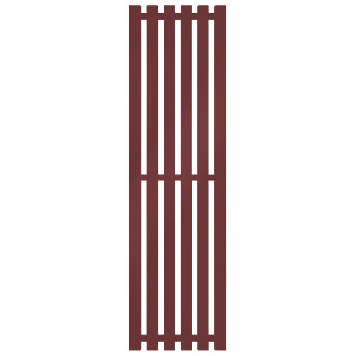 Радиатор отопления Genesis-Aqua Marbel 180x53 см Пурпурно-красный
