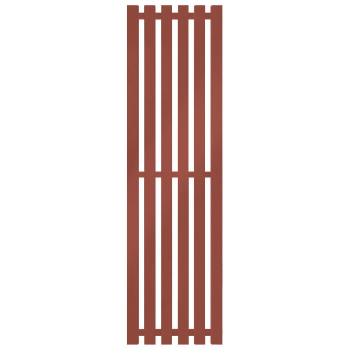 Радиатор отопления Genesis-Aqua Marbel 180x45 см Кораллово-красный
