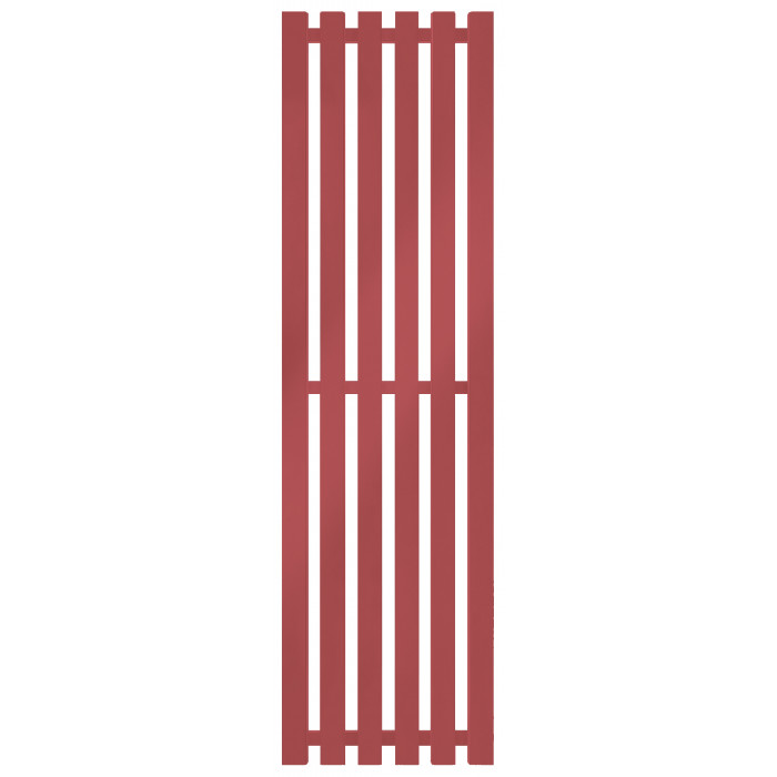Радиатор отопления Genesis-Aqua Marbel 160x45 см Клубнично-красный
