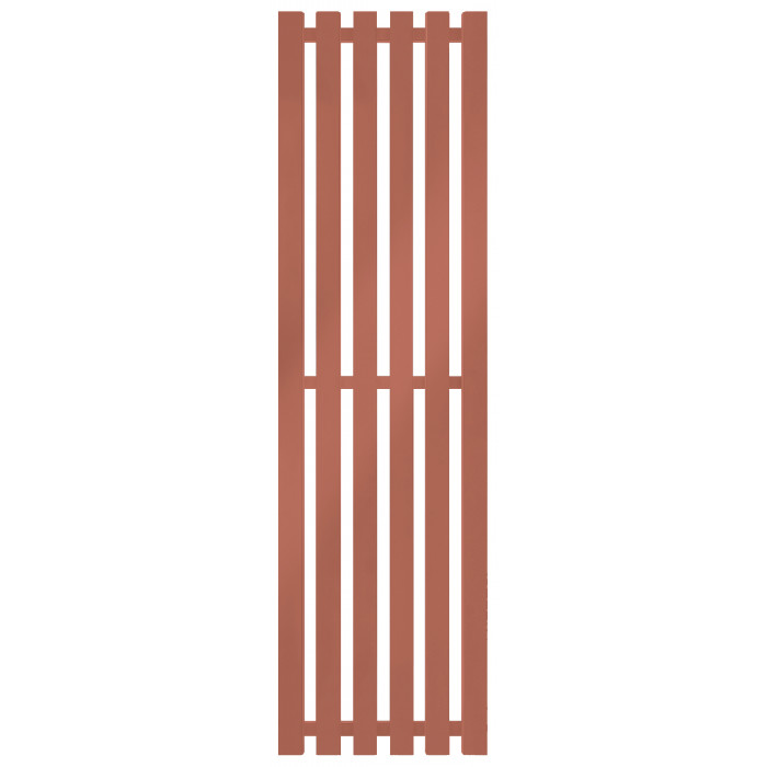 Радиатор отопления Genesis-Aqua Marbel 160x45 см Лососево-красный