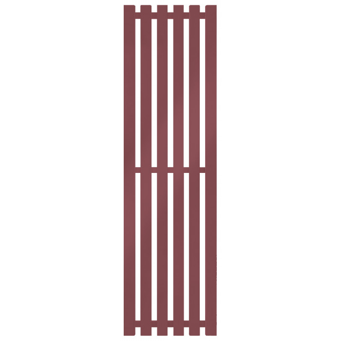 Радиатор отопления Genesis-Aqua Marbel 180x45 см Красно-фиолетовый