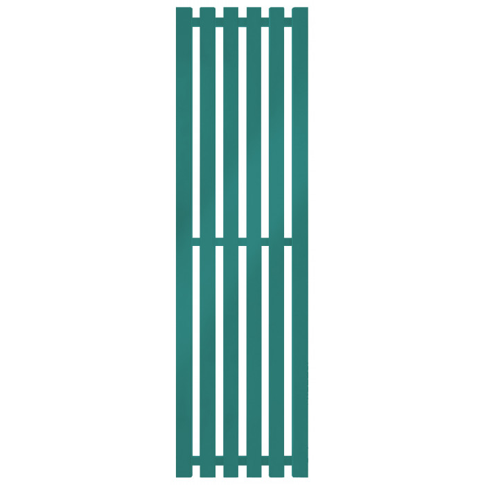 Радиатор отопления Genesis-Aqua Marbel 160x45 см Бирюзово-синий