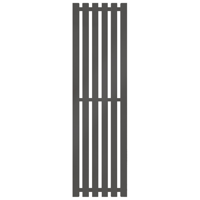 Радиатор отопления Genesis-Aqua Marbel 180x45 см Графитовый серый