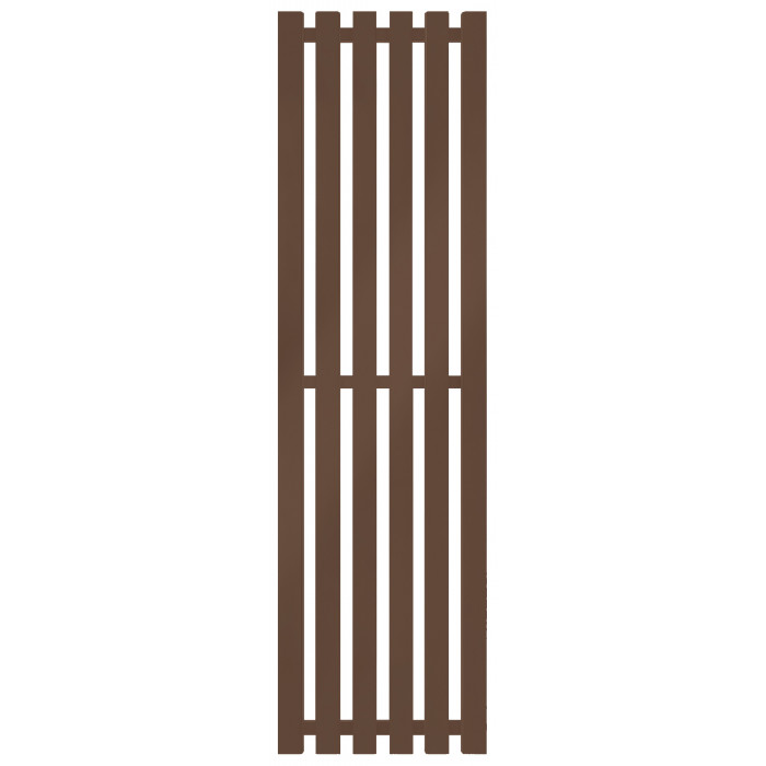 Радиатор отопления Genesis-Aqua Marbel 180x45 см Орехово-коричневый