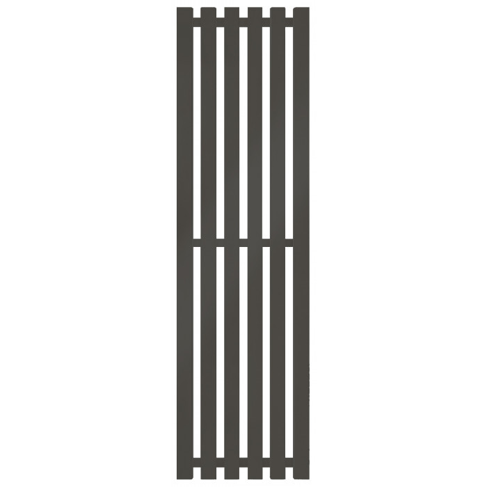 Радиатор отопления Genesis-Aqua Marbel 160x45 см Графитовый черный