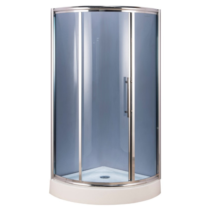 Душевая кабина AquaStream Premium 90 LB одна дверь серая 18561