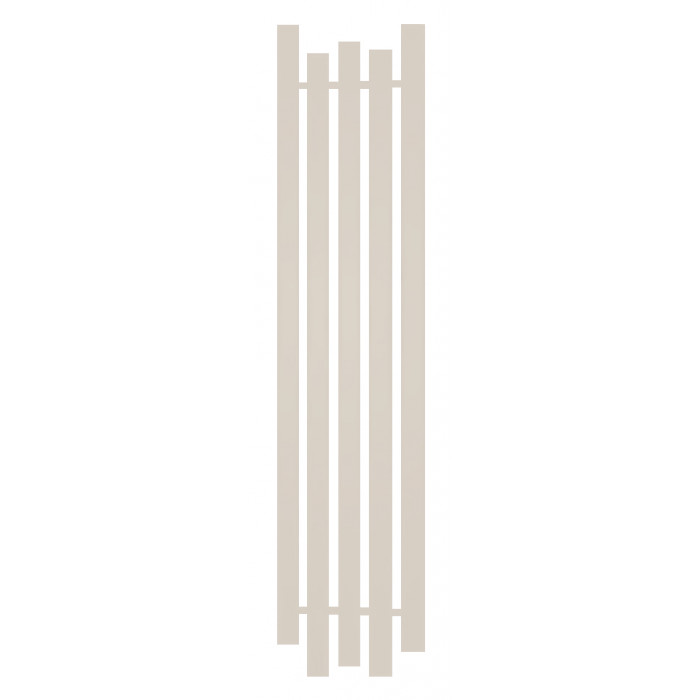 Радиатор отопления Genesis-Aqua Bassa 160x45 см Кремово-белый
