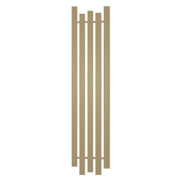 Радиатор отопления Genesis-Aqua Bassa 160x45 см Зелено-бежевый
