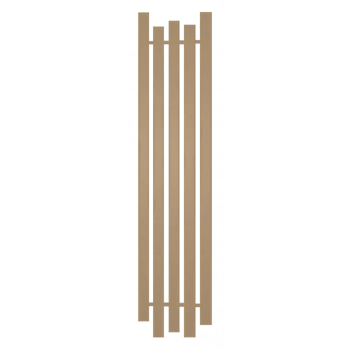 Радиатор отопления Genesis-Aqua Bassa 160x45 см Бежевый