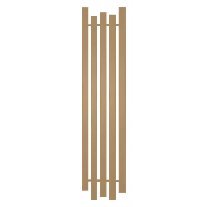 Радиатор отопления Genesis-Aqua Bassa 160x45 см Песочно-желтый