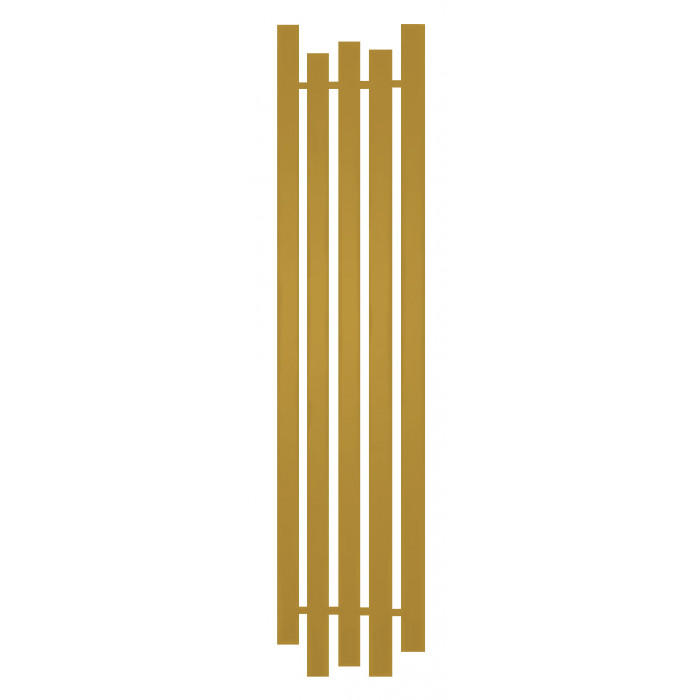 Радиатор отопления Genesis-Aqua Bassa 160x45 см Лимонно-желтый