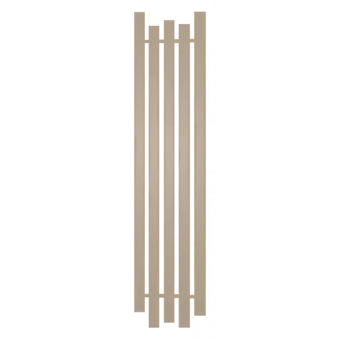 Радиатор отопления Genesis-Aqua Bassa 160x45 см Жемчужно-белый