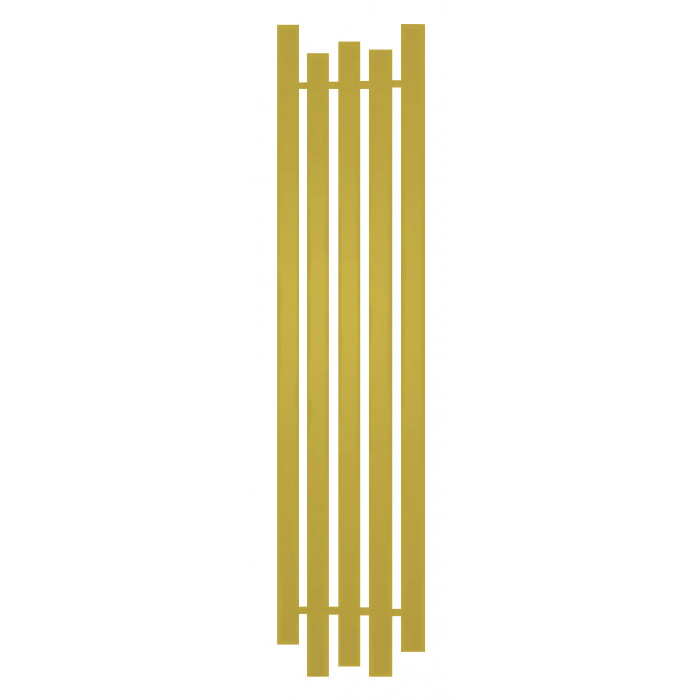 Радиатор отопления Genesis-Aqua Bassa 160x45 см Желтая сера
