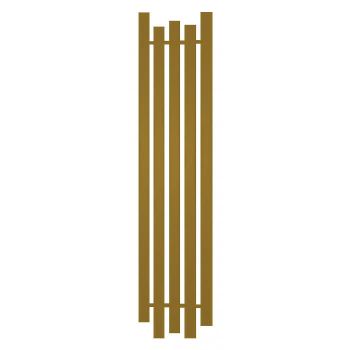Радиатор отопления Genesis-Aqua Bassa 160x45 см Желтое карри