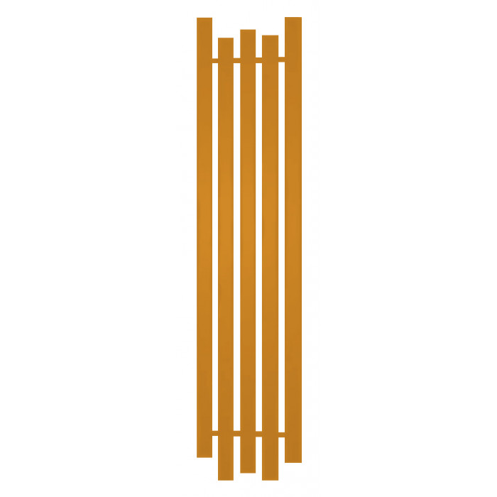 Радиатор отопления Genesis-Aqua Bassa 160x45 см Дынно-желтый