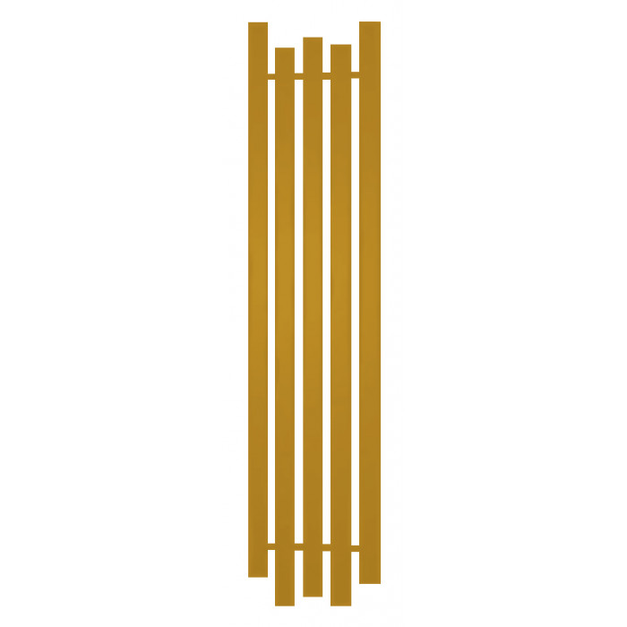 Радиатор отопления Genesis-Aqua Bassa 160x45 см Желтый ракитник
