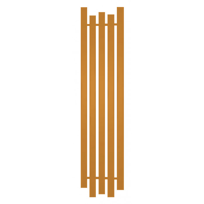 Радиатор отопления Genesis-Aqua Bassa 160x45 см Георгиново-желтый
