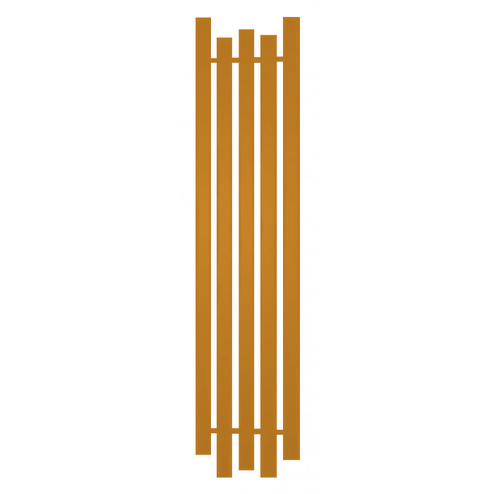 Радиатор отопления Genesis-Aqua Bassa 160x45 см Солнечно-желтый