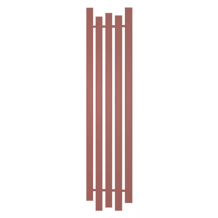 Радиатор отопления Genesis-Aqua Bassa 160x45 см Темно-розовый