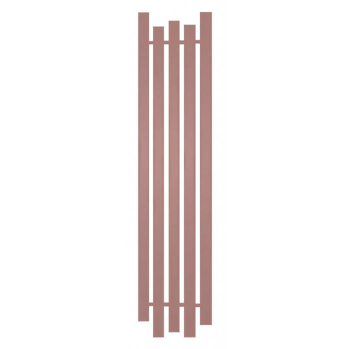 Радиатор отопления Genesis-Aqua Bassa 160x45 см Светло-розовый