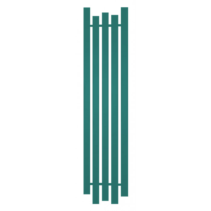 Радиатор отопления Genesis-Aqua Bassa 160x45 см Бирюзово-синий