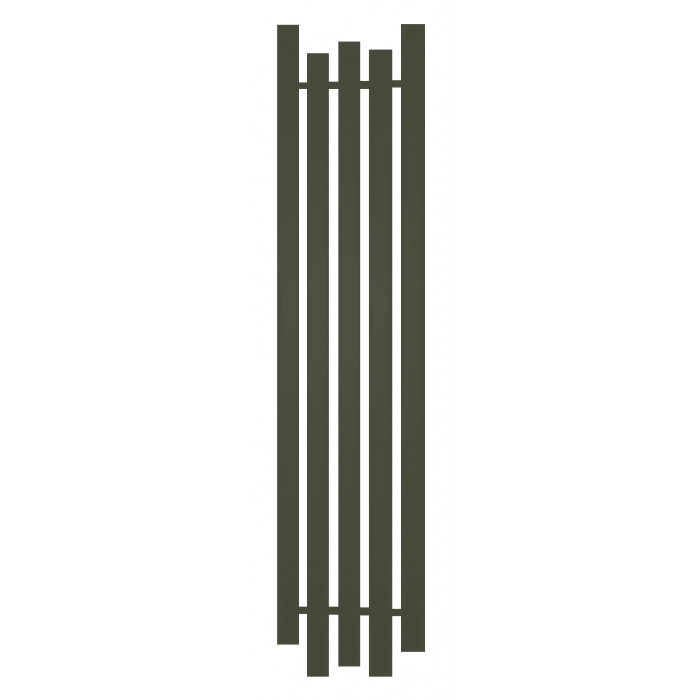 Радиатор отопления Genesis-Aqua Bassa 160x45 см Хромовый зеленый