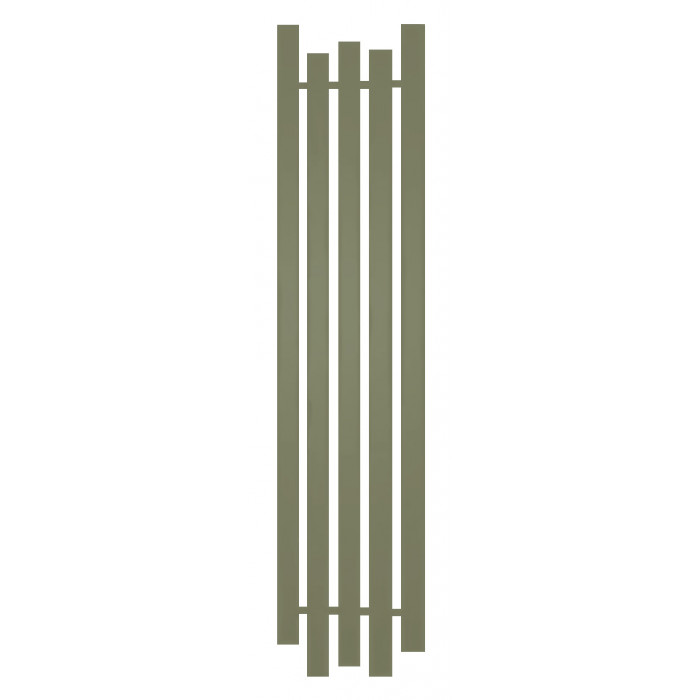 Радиатор отопления Genesis-Aqua Bassa 160x45 см Бледно-зеленый