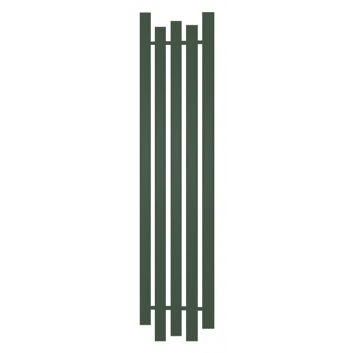 Радиатор отопления Genesis-Aqua Bassa 160x45 см Сосновый зеленый