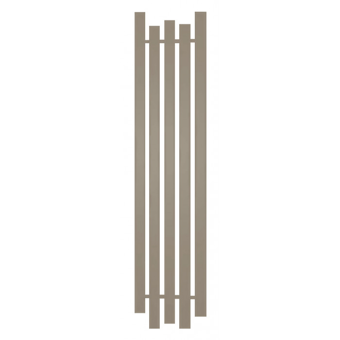 Радиатор отопления Genesis-Aqua Bassa 160x45 см Серый шелк