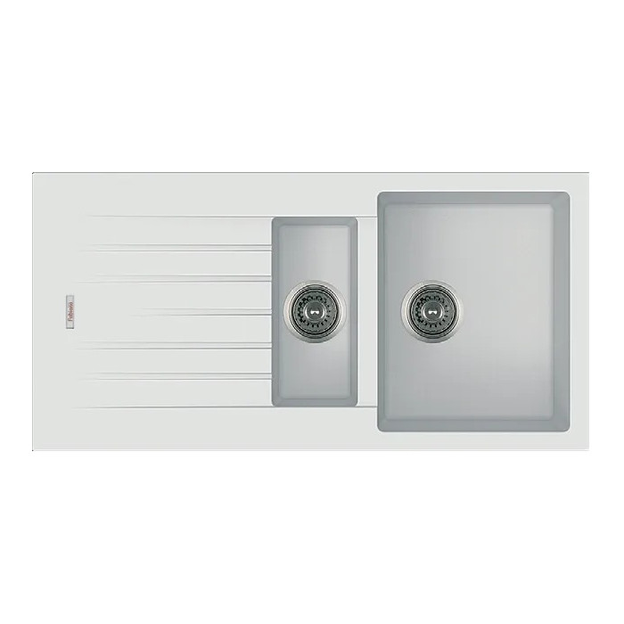 Кухонна мийка Fabiano Classic 100x50x15 Alpine White 8221.301.0519