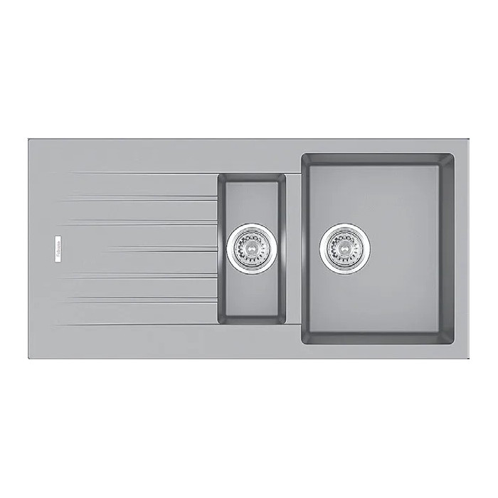 Кухонна мийка Fabiano Classic 100x50x15 Grey Metallic 8221.301.0784