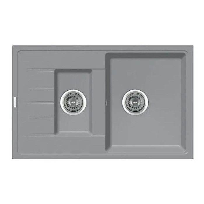 Кухонна мийка Fabiano Classic 78x50x15 Grey Metallic 8221.201.0069