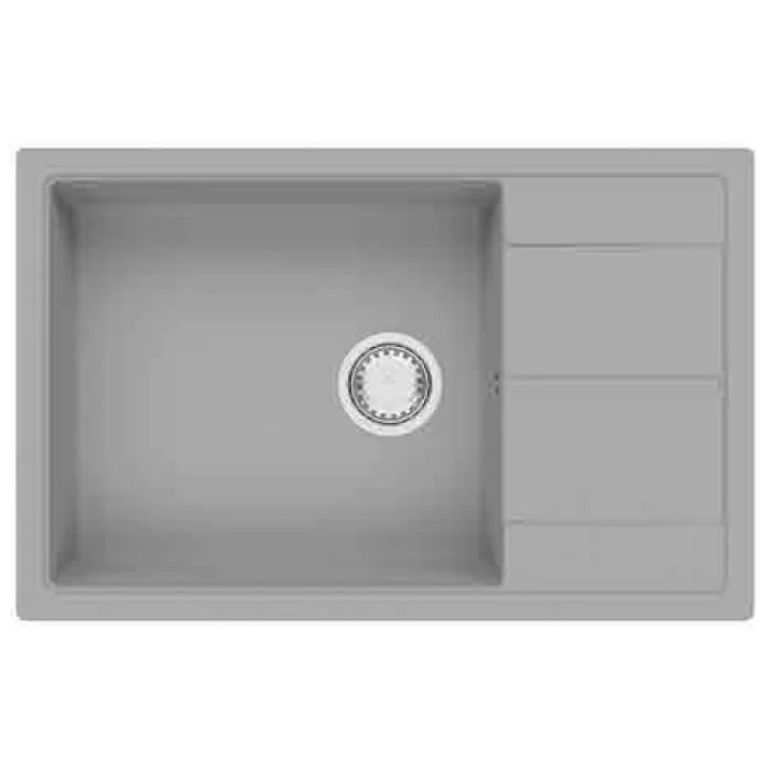 Кухонне миття Fabiano Cubix 78x50 XL Grey Metallic 8221.201.0964