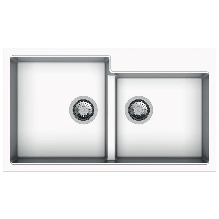 Кухонна мийка Fabiano Navio 86x50x20 Alpine White 8221.301.1087