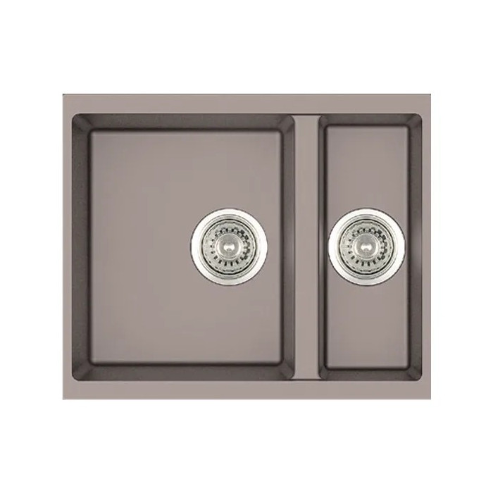 Кухонна мийка Fabiano Quadro 56x46x15 Beton 8221.301.0650