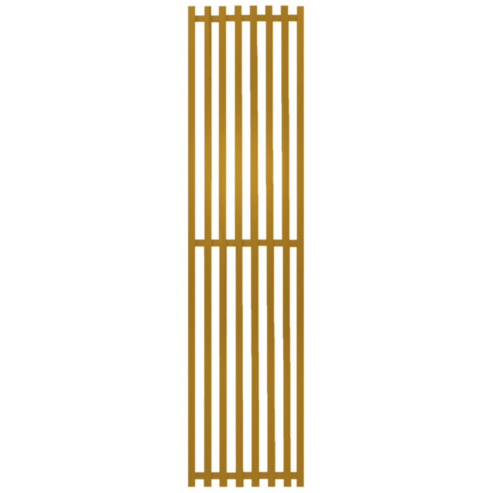 Радиатор отопления Genesis-Aqua Siena 180x45 см Медово-желтый
