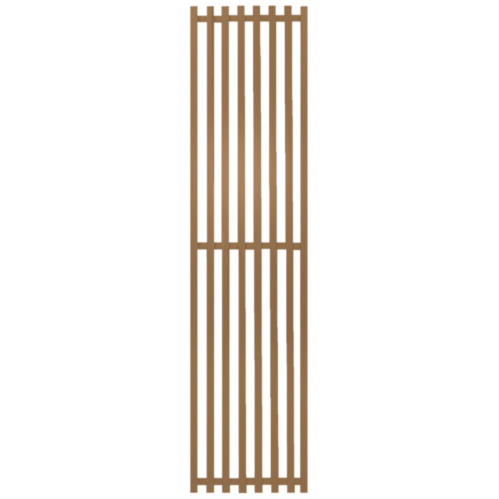 Радиатор отопления Genesis-Aqua Siena 160x45 см Коричнево-бежевый