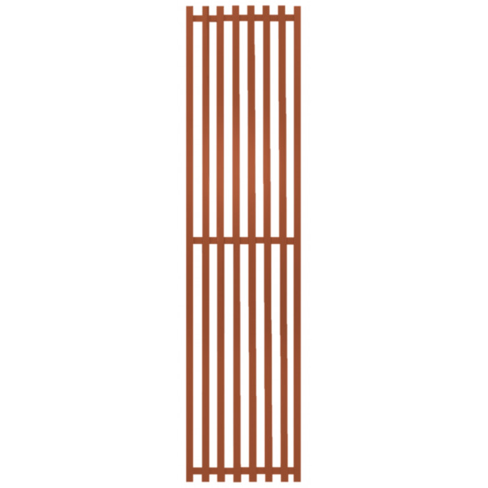 Радиатор отопления Genesis-Aqua Siena 160x45 см Красно-оранжевый