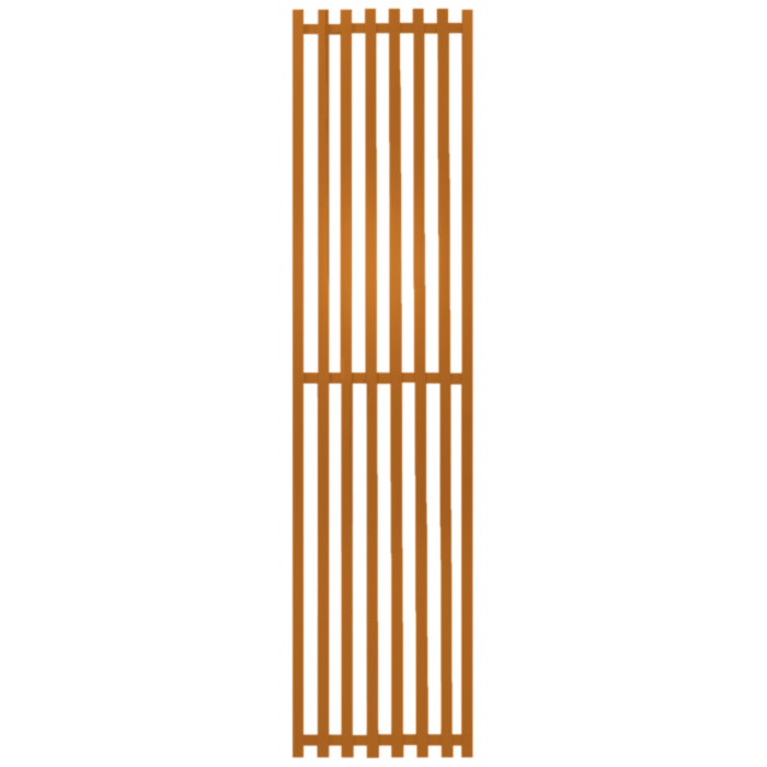 Радиатор отопления Genesis-Aqua Siena 160x45 см Желто-оранжевый
