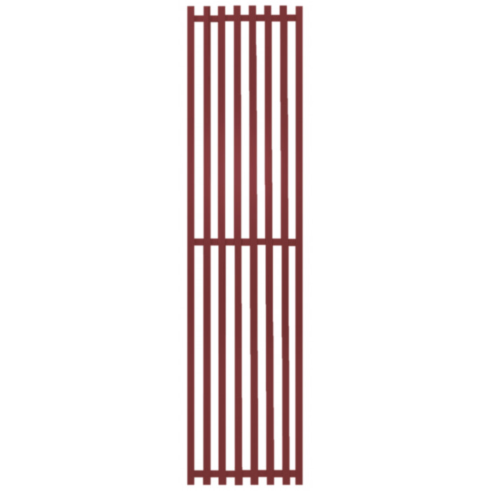 Радиатор отопления Genesis-Aqua Siena 180x45 см Рубиново-красный