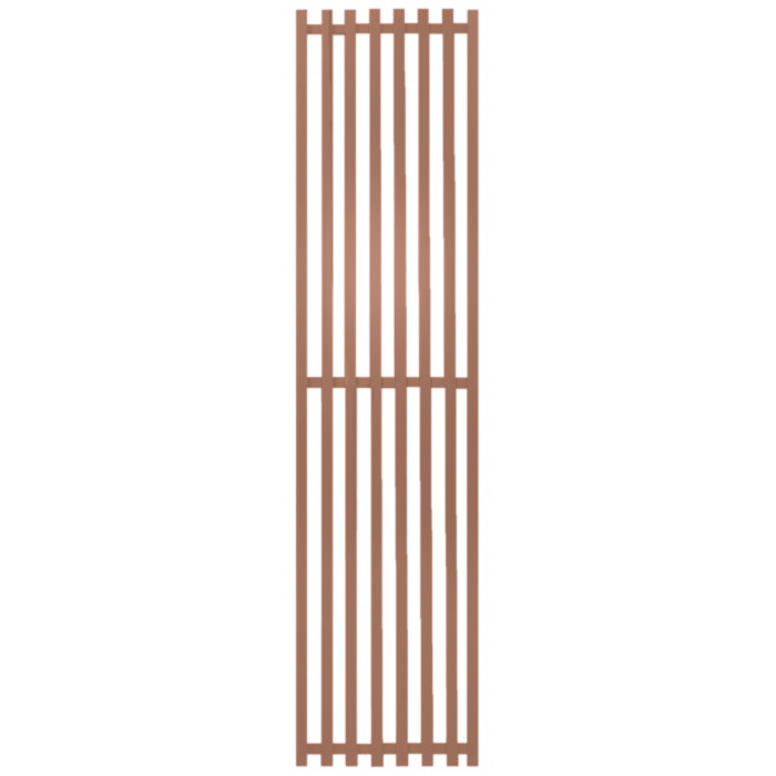 Радиатор отопления Genesis-Aqua Siena 180x45 см Бежево-красный