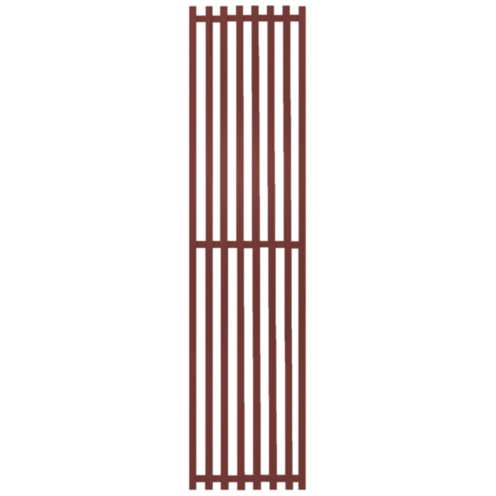 Радиатор отопления Genesis-Aqua Siena 160x45 см Коричнево-красный