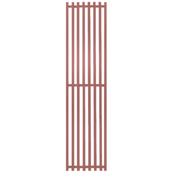 Радиатор отопления Genesis-Aqua Siena 180x45 см Темно-розовый